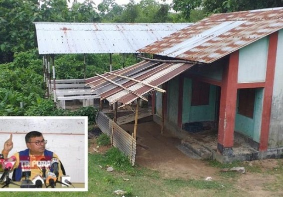 Belonia : After converting Primary School into English Medium, Ratan Lal could provide only 1 Teacher Belonia : After converting Primary School into English Medium, Ratan Lal could provide only 1 Teacher